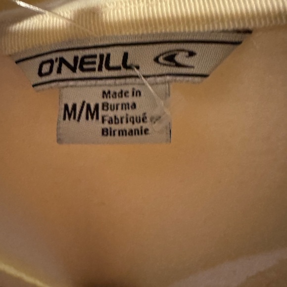 O'Neill Cream Hoodie used once in like new condition size M - Picture 5 of 6